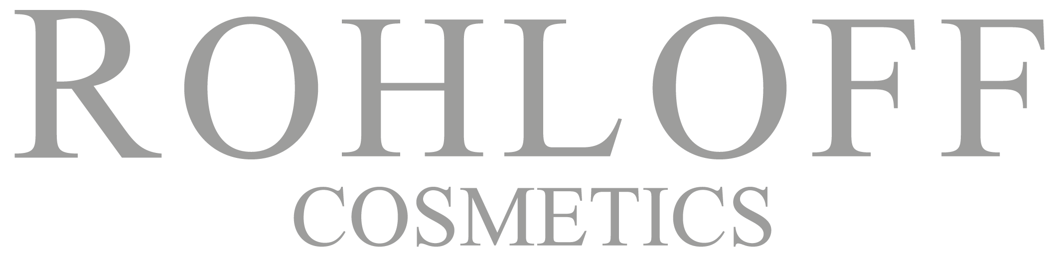 ROHLOFF cosmetics Logo Grey